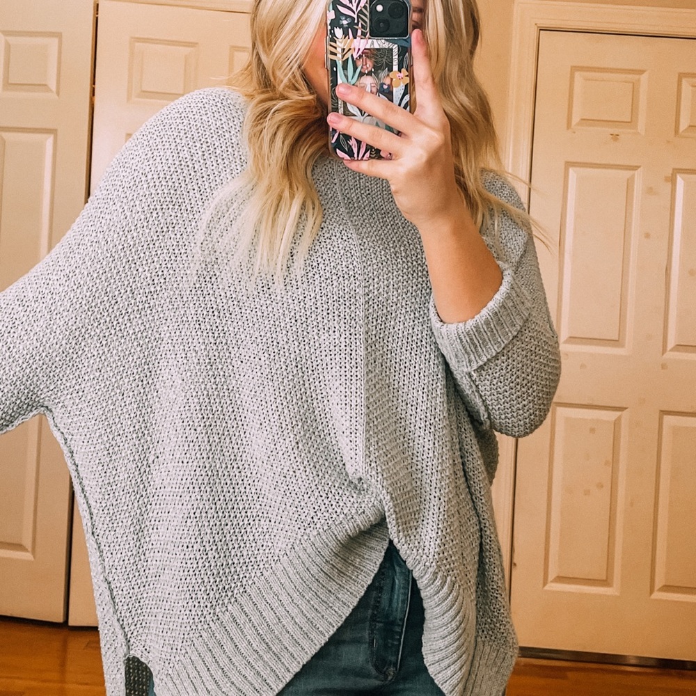 She + Sky Blue Top!